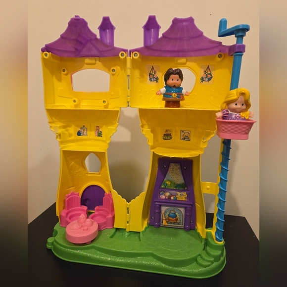 Fisher-Price Other - Little People Disney Princess Rapunzels Musical Tower With Prince Flynn